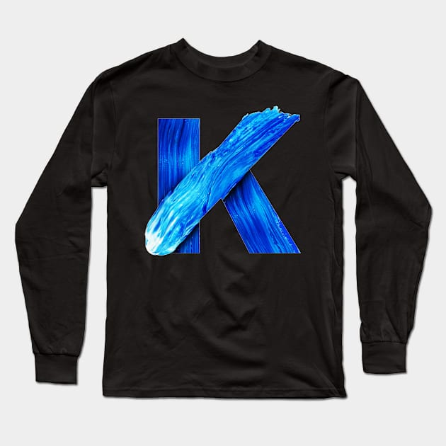 K Long Sleeve T-Shirt by TeeTrendz